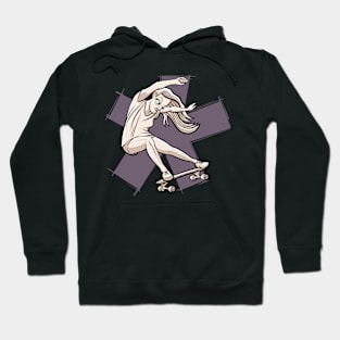 Skating illustration Hoodie